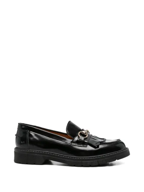 SERGIO MORETTI FIRENZE horsebit kiltie loafers Black 601525214