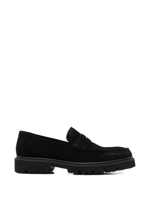 SERGIO MORETTI FIRENZE chunky-sole penny loafers Black 396925212