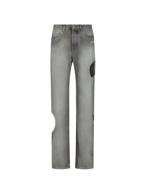Off-White Meteor cut-out jeans Grey 2YA06ES26DEN002W055