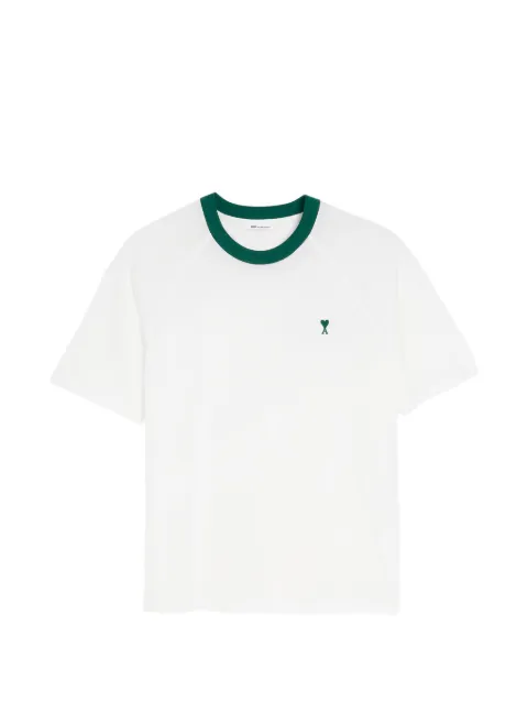 AMI Paris cotton Ami De Coeur T-shirt White H26HTS390JE0211