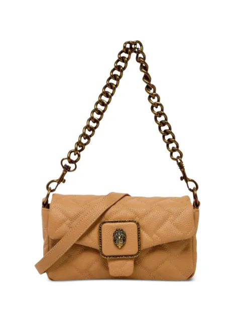 Kurt Geiger London mini Pimlico quilted crossbody bag Brown 5626748109