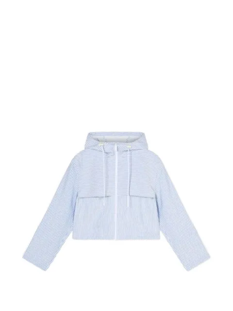 Armani Exchange hooded striped jacket Blue XW002028AF21534