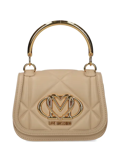 Love Moschino quilted logo tote bag Neutrals JC4260PP0OLC0