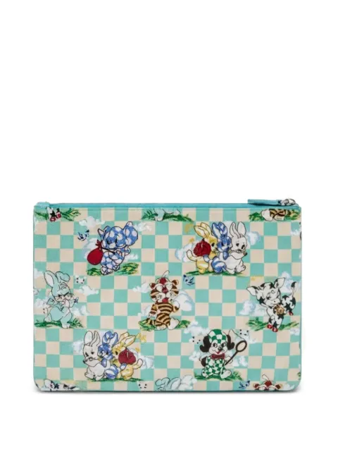 Kenzo Kenzo Cartoon checkered wash bag Blue FG58PM802L40