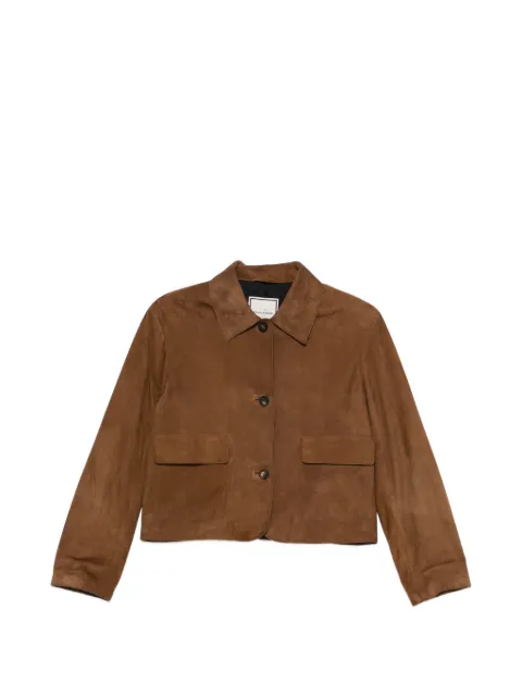Tagliatore Valerie suede jacket Brown VALERIECHE2601