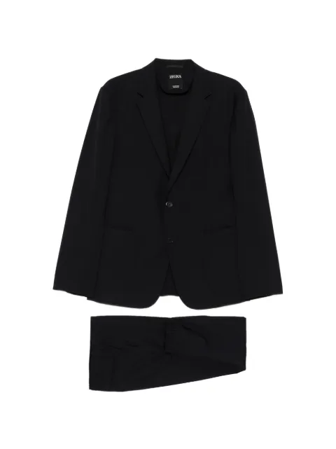 Zegna single-breasted suit Blue 322744A32XP