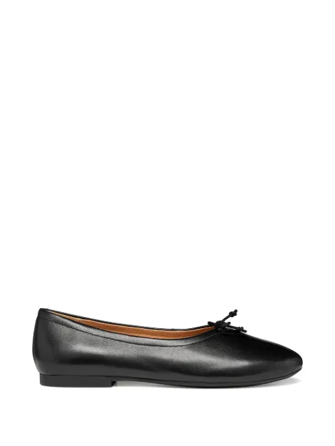 Geox New Palmaria bow-detail ballet flats Black D654JA0TU11C9999
