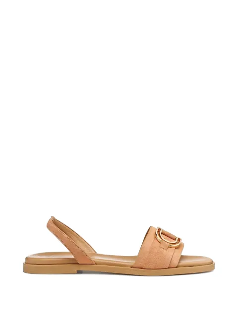 Geox buckle-detail slingback sandals Neutrals D65SDB00021C8024