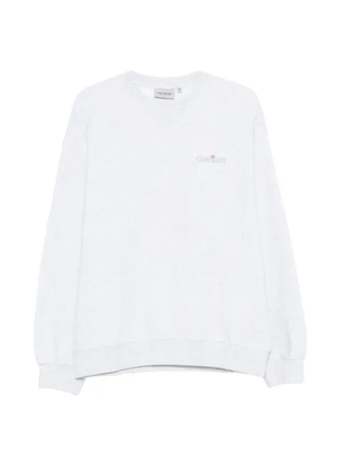 Carhartt WIP logo-embroidered sweatshirt Grey I036346