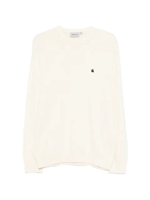 Carhartt WIP Madison logo-embroidered sweater Neutrals I030033