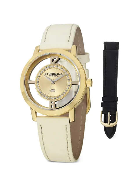 STUHRLING Winchester Tiara 36mm watch Gold 388L2SET02