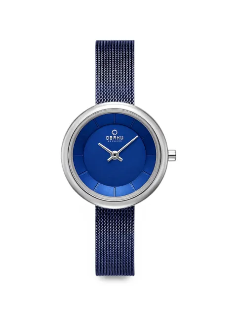 OBAKU Stille Arctic 27mm watch Blue V146LXCLML