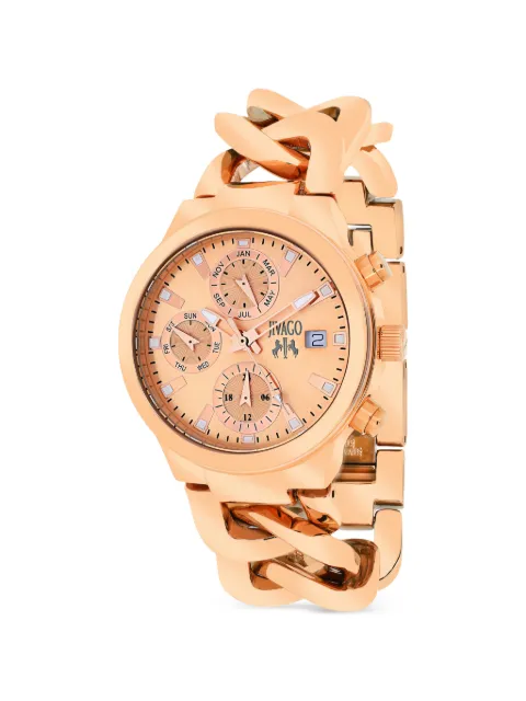 JIVAGO Levley Chain Link 33mm watch Pink JV1244