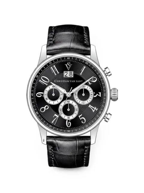 CHRISTIAN VAN SANT Heritage 42mm watch Black CV3940