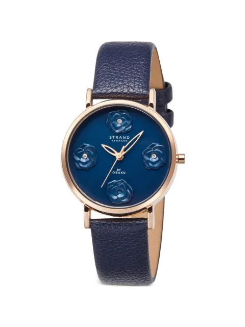 OBAKU Petal 36mm watch Blue S733LXVLVL
