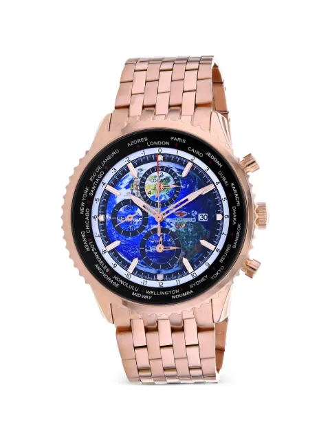 SEAPRO Meridian World Timer GMT 47mm watch Blue SP7321