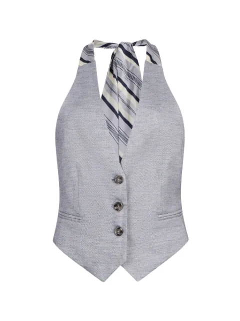 LIU JO V-neck waistcoat Grey CA6261T582AP9638