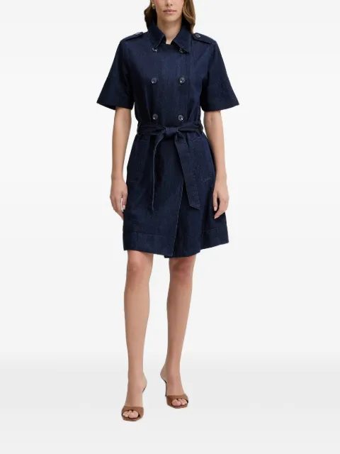 Silvian Heach double-breasted belted mini dress Blue GPP26019VE