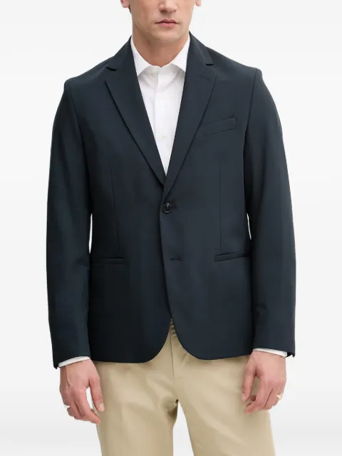 Sisley notched-lapels single-breasted suit jacket Blue 29B3SW02K