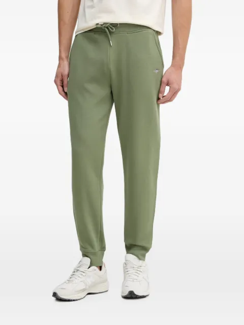 Gant logo-embroidered drawstring track pants Green 2009026