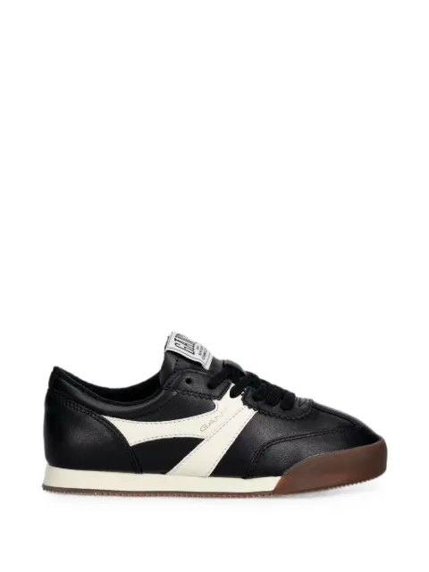 Gant logo-patch panelled sneakers Black 32531181G00