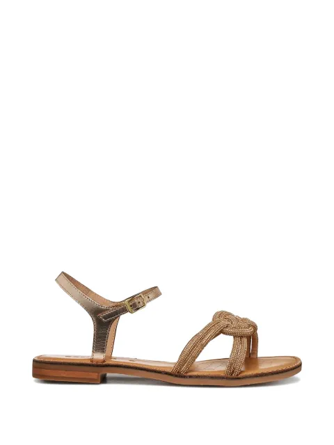 Geox Maddalusia C knotted sandals Gold D65YMK0QDN6CB52L