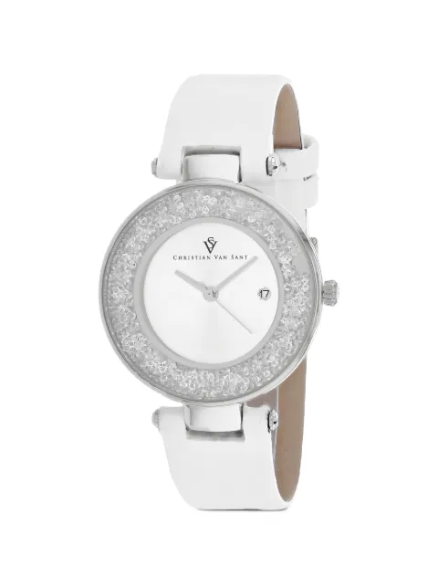 CHRISTIAN VAN SANT Dazzle 34mm watch Silver CV1220