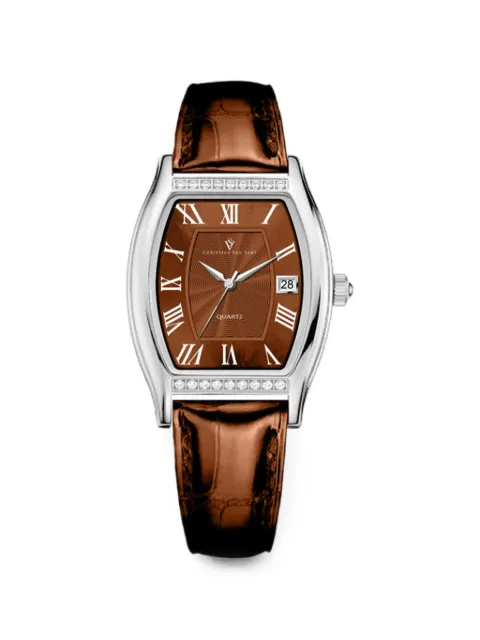 CHRISTIAN VAN SANT Gemma 34mm watch Brown CV2444