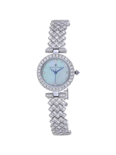 CHRISTIAN VAN SANT Romana Crystal 24mm watch Blue CV2952