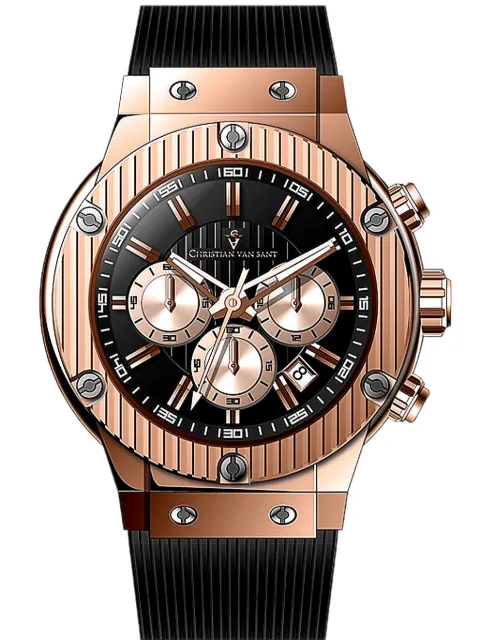 CHRISTIAN VAN SANT Monarchy 46mm watch Black CV8146