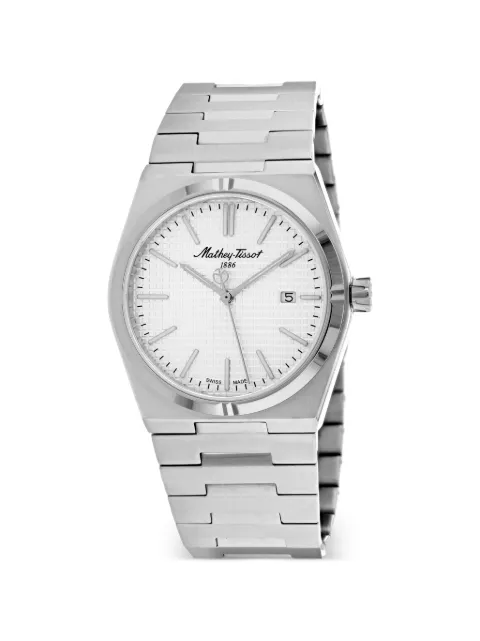 Mathey Tissot Zoltan 40mm watch Silver H117AS