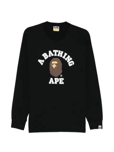 A BATHING APE® long-sleeve sweatshirt Black 001LTM301011M