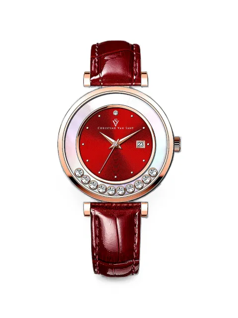 CHRISTIAN VAN SANT Bria 40mm watch Red CV3816