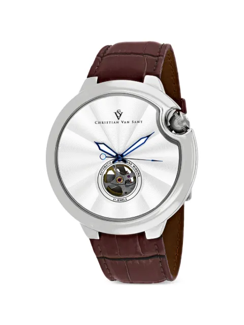 CHRISTIAN VAN SANT Cyclone automatic 46mm watch Silver CV0141