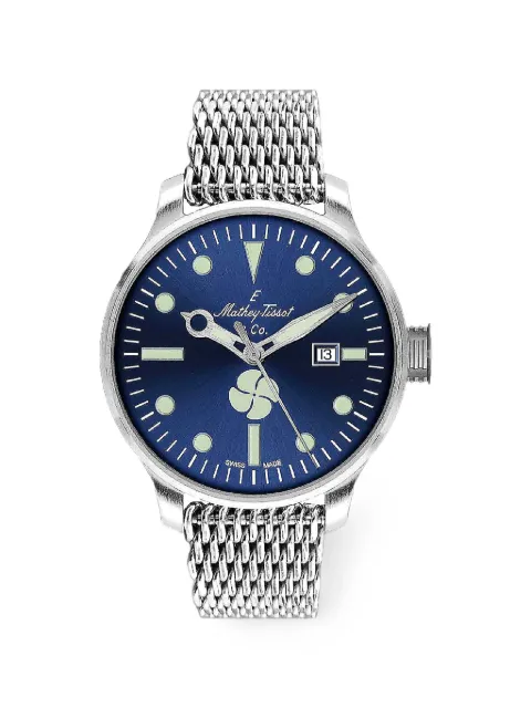 Mathey Tissot Elica 43mm watch Blue U121ABU