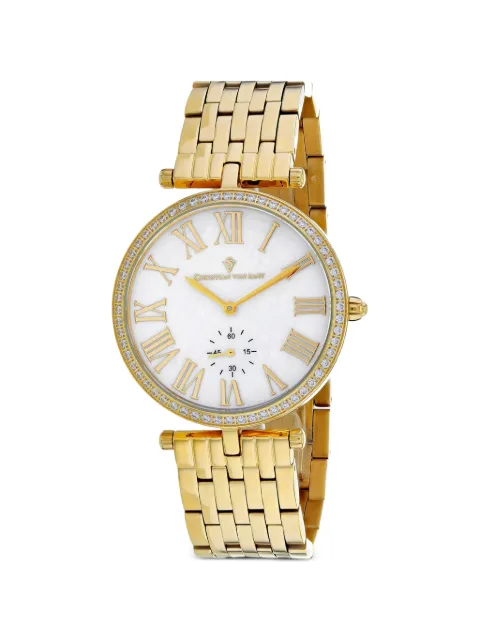 CHRISTIAN VAN SANT Hush crystal-embellished 36mm watch CV0292