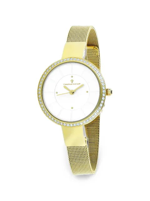 CHRISTIAN VAN SANT Reign crystal-embellished 32mm watch White CV0222