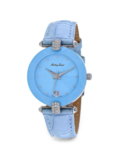 Mathey Tissot Pyramide 33mm watch Blue P318M