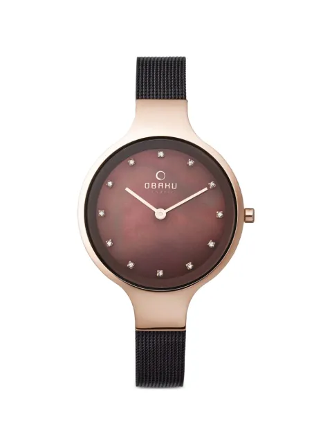 OBAKU Classic Mesh 32mm watch Brown V173LXVNMN