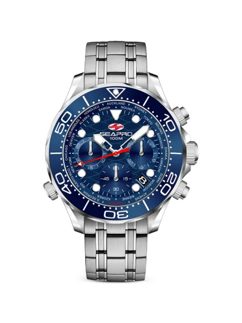 SEAPRO Mondial Timer44mm watch Blue SP0152