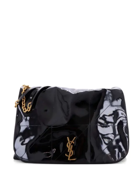 Saint Laurent Pre-Owned Jamie 4.3 Quilted Patent Large shoulder bag Black N84FH3QBF3L43S23