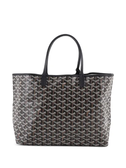 Goyard Pre-Owned Saint Louis Coated Canvas PM tote bag Black JDNW6H01W0E0M598
