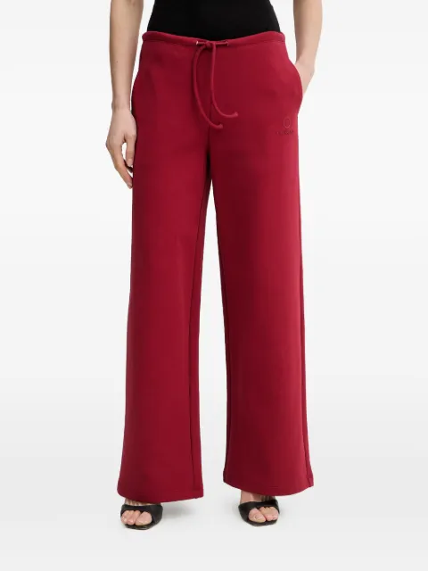 Trussardi wide-leg drawstring track pants Red P8096000022N