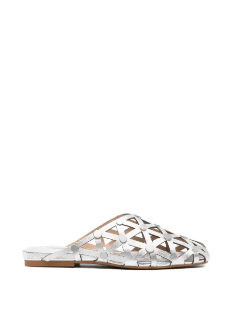 Ash Bone cut-out sandals Silver BONE03