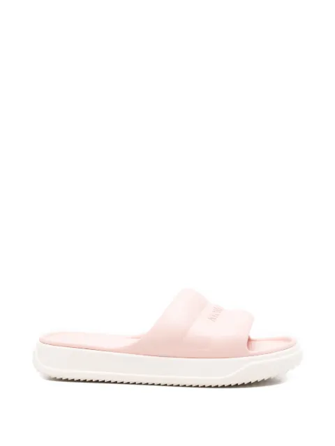 Moncler Altive logo-embossed slides Pink L109B4C00030M8260