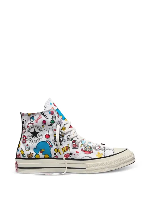 Converse x Hello Kitty And Friends Chuck 70 Stickers sneakers White A17696C