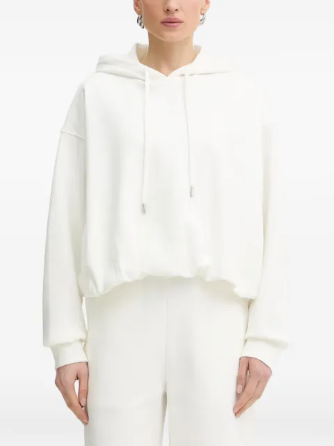 Trussardi jersey drawstring hoodie White G8566000235N