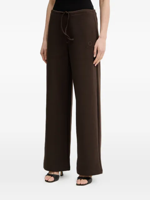 Trussardi wide-leg drawstring track pants Brown P8096000022N