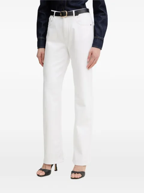 Trussardi logo-patch jeans White P7059000362N