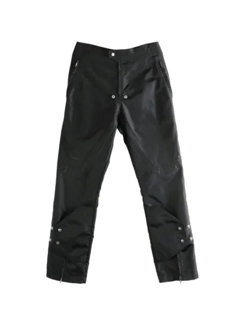 Rick Owens Moto leather trousers Black RO01F6389NCV
